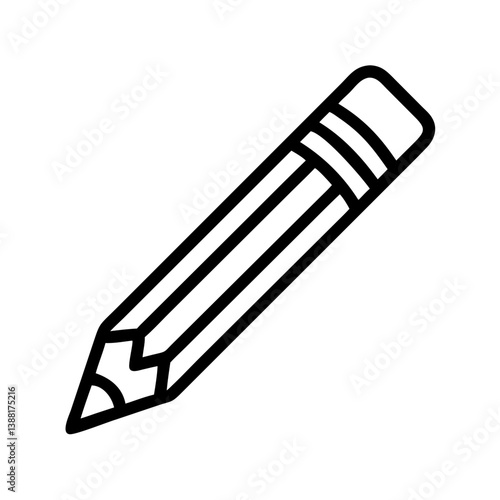 Pencil icons symbolize creativity and artistic expression. Essential for drawing, writing, and educational themes, these designs reflect the art of communication through simple tools.