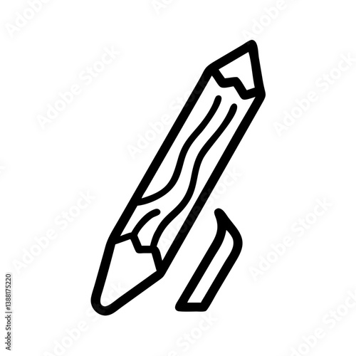 Pencil icons symbolize creativity and artistic expression. Essential for drawing, writing, and educational themes, these designs reflect the art of communication through simple tools.