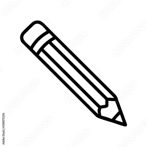 Pencil icons symbolize creativity and artistic expression. Essential for drawing, writing, and educational themes, these designs reflect the art of communication through simple tools.