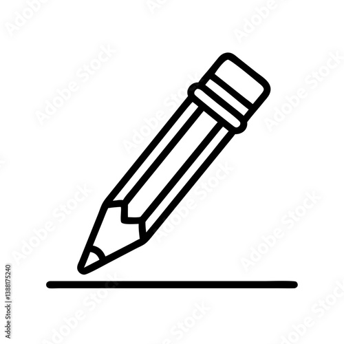 Pencil icons symbolize creativity and artistic expression. Essential for drawing, writing, and educational themes, these designs reflect the art of communication through simple tools.
