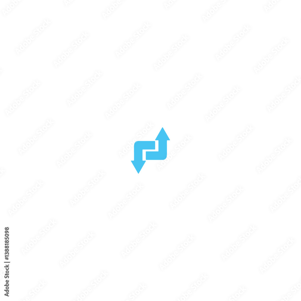 Arrow icon logo flat vector design Arrow icon logo flat vector design