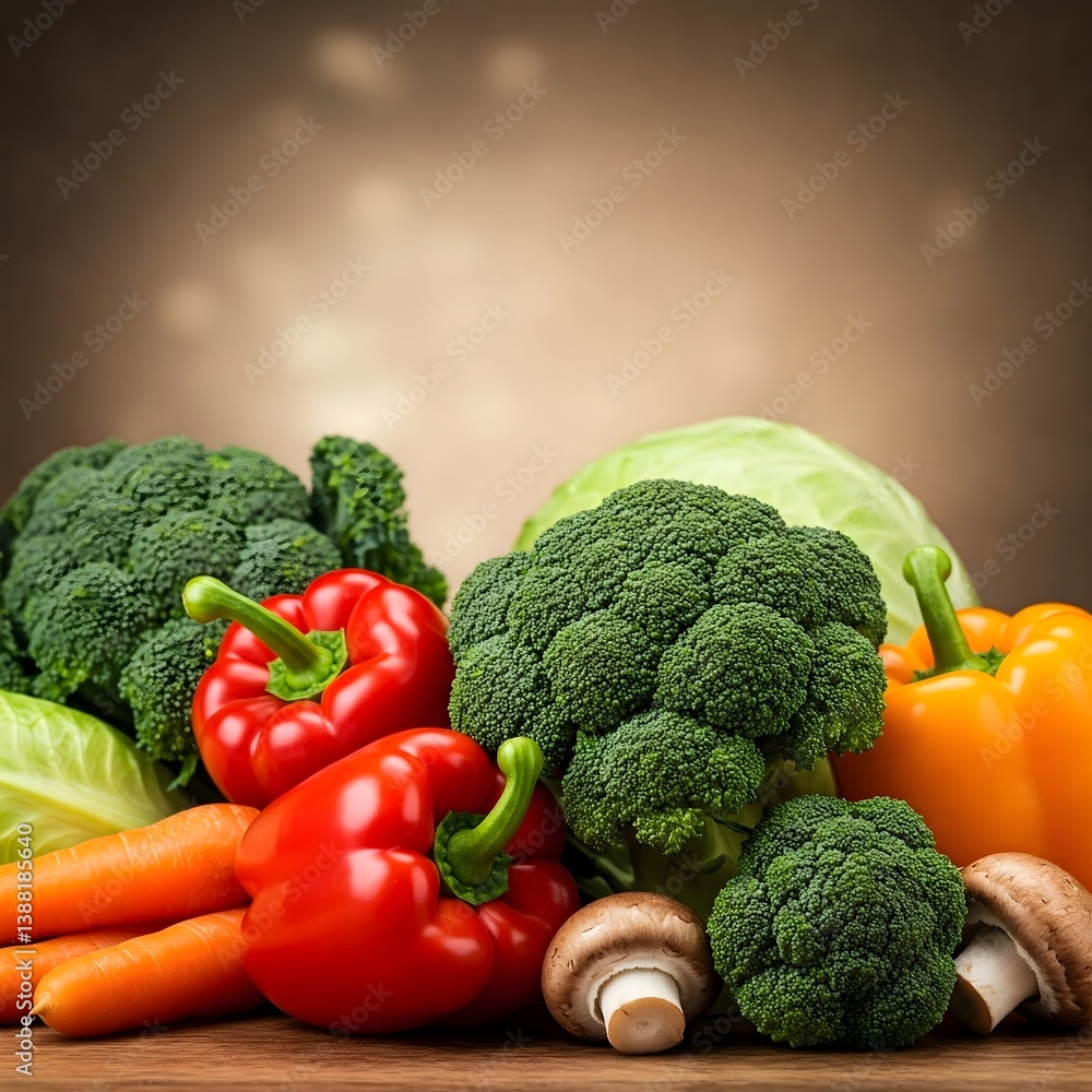 fresh vegetables on the table fresh vegetables on the table