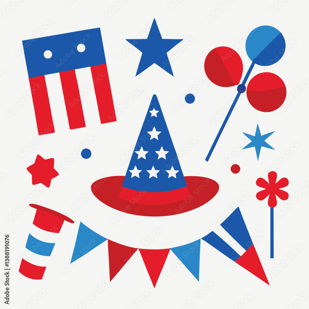 Fototapeta premium independence day background