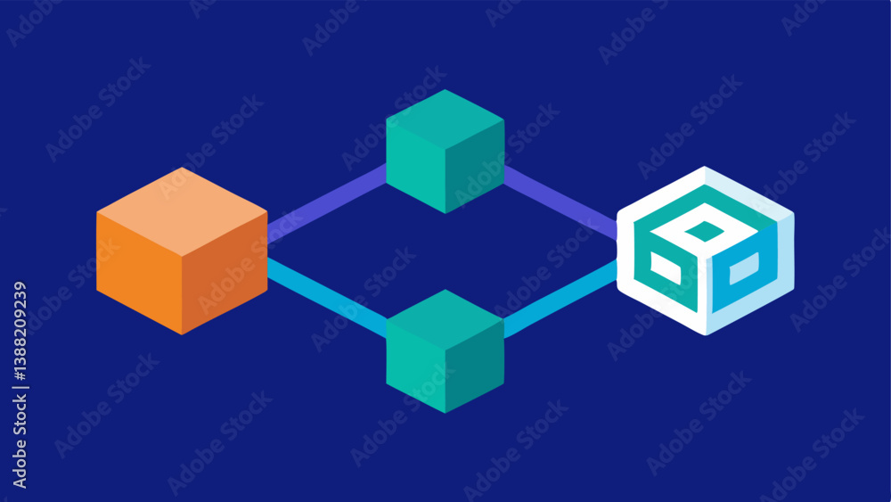 CrossChain Transactions Two chains merging into a single transaction arrow indicating interoperability between different blockchains for seamless transactions. CrossChain Transactions Two chains merging into a single transaction arrow indicating interoperability between different blockchains for seamless transactions.