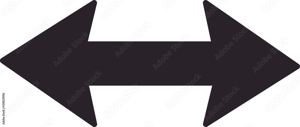 Straight arrows ahead bidirectional traffic sign. Straight arrows ahead bidirectional traffic sign.