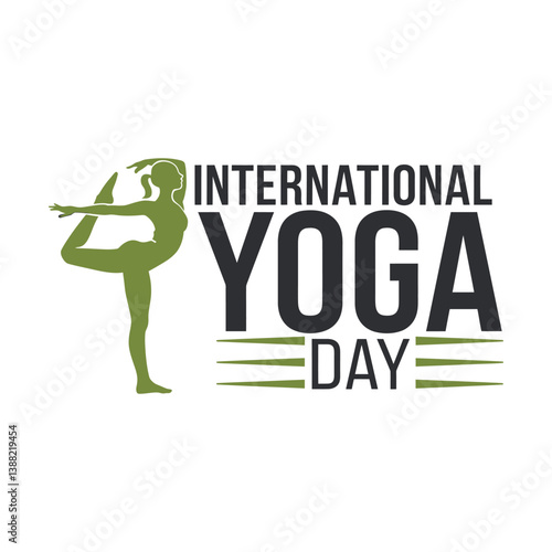 International Yoga Day vector illustration background design