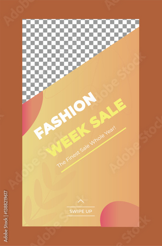 Instagram Stories Fashion Week Sale