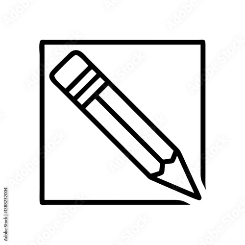 Pencil icons symbolize creativity and artistic expression. Essential for drawing, writing, and educational themes, these designs reflect the art of communication through simple tools.