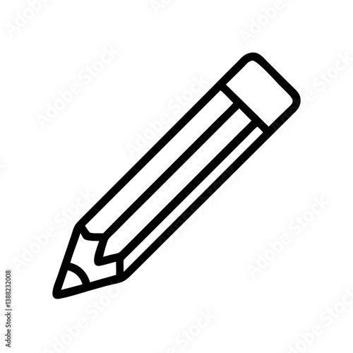 Pencil icons symbolize creativity and artistic expression. Essential for drawing, writing, and educational themes, these designs reflect the art of communication through simple tools.
