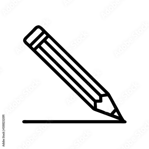 Pencil icons symbolize creativity and artistic expression. Essential for drawing, writing, and educational themes, these designs reflect the art of communication through simple tools.