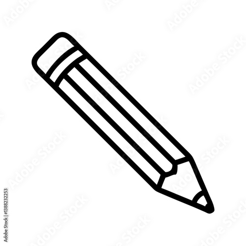 Pencil icons symbolize creativity and artistic expression. Essential for drawing, writing, and educational themes, these designs reflect the art of communication through simple tools.
