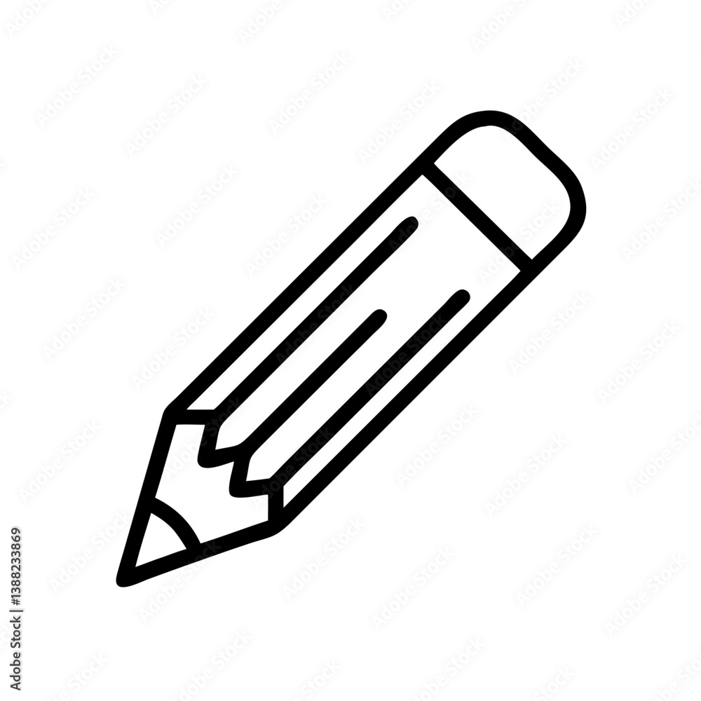 Pencil icons symbolize creativity and artistic expression. Essential for drawing, writing, and educational themes, these designs reflect the art of communication through simple tools. Pencil icons symbolize creativity and artistic expression. Essential for drawing, writing, and educational themes, these designs reflect the art of communication through simple tools.