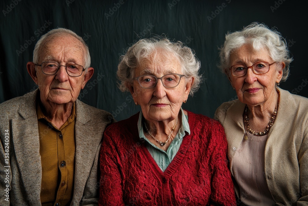 Joyful Senior Couples Embracing Life Together in a Warm Family Setting Joyful Senior Couples Embracing Life Together in a Warm Family Setting