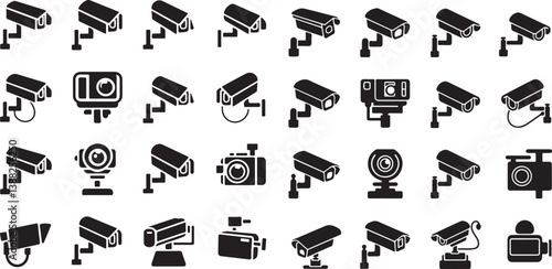 Cc tv camera vector image