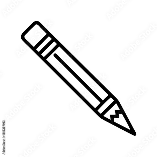 Pencil icons symbolize creativity and artistic expression. Essential for drawing, writing, and educational themes, these designs reflect the art of communication through simple tools.