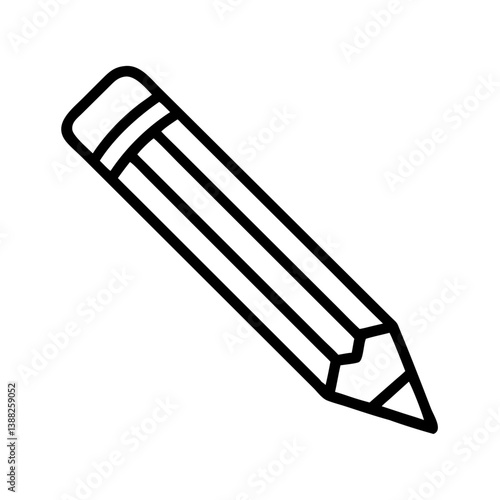 Pencil icons symbolize creativity and artistic expression. Essential for drawing, writing, and educational themes, these designs reflect the art of communication through simple tools.