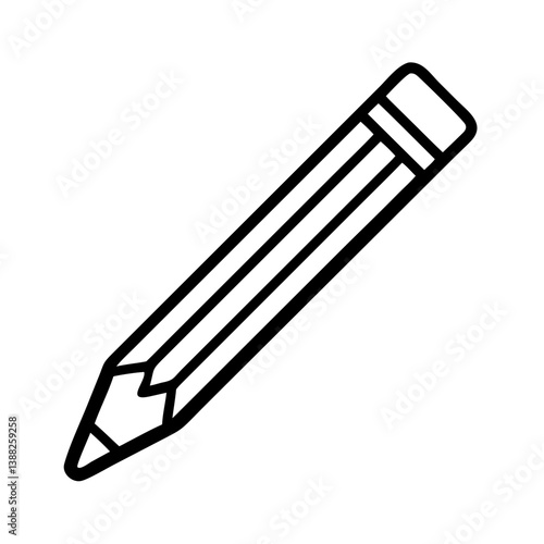 Pencil icons symbolize creativity and artistic expression. Essential for drawing, writing, and educational themes, these designs reflect the art of communication through simple tools.