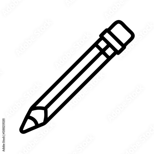Pencil icons symbolize creativity and artistic expression. Essential for drawing, writing, and educational themes, these designs reflect the art of communication through simple tools.