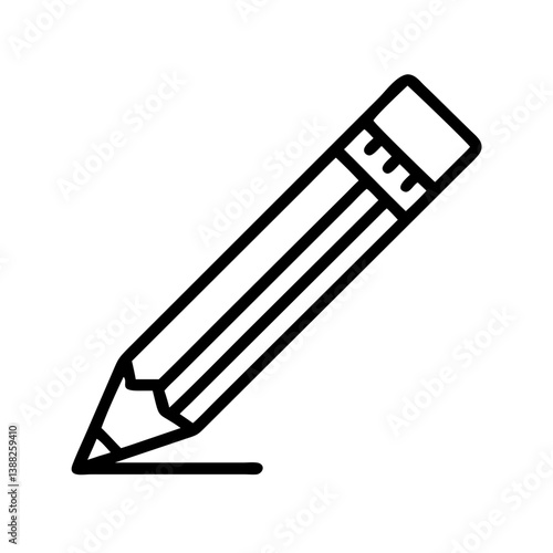 Pencil icons symbolize creativity and artistic expression. Essential for drawing, writing, and educational themes, these designs reflect the art of communication through simple tools.