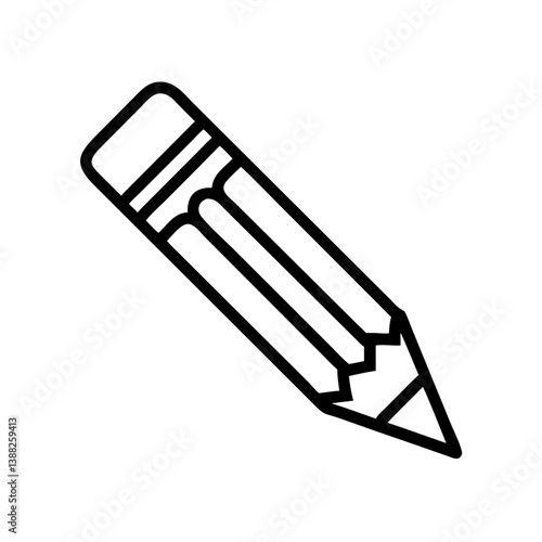 Pencil icons symbolize creativity and artistic expression. Essential for drawing, writing, and educational themes, these designs reflect the art of communication through simple tools.