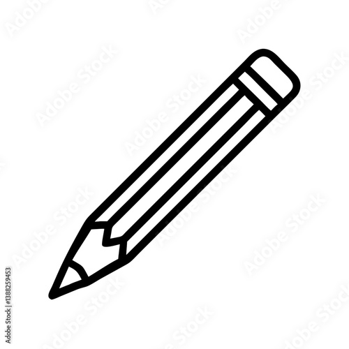Pencil icons symbolize creativity and artistic expression. Essential for drawing, writing, and educational themes, these designs reflect the art of communication through simple tools.