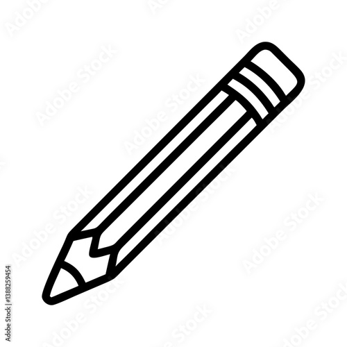 Pencil icons symbolize creativity and artistic expression. Essential for drawing, writing, and educational themes, these designs reflect the art of communication through simple tools.