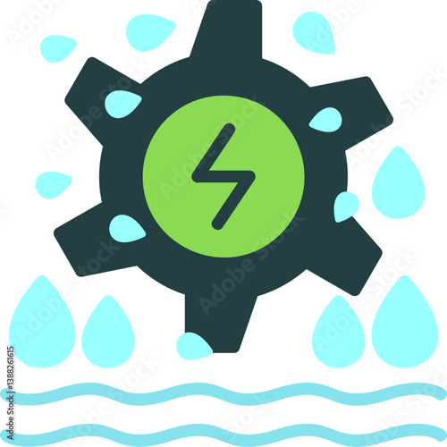 Hydro Power Icon