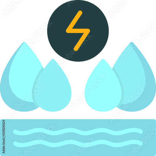 Hydroelectricity Icon