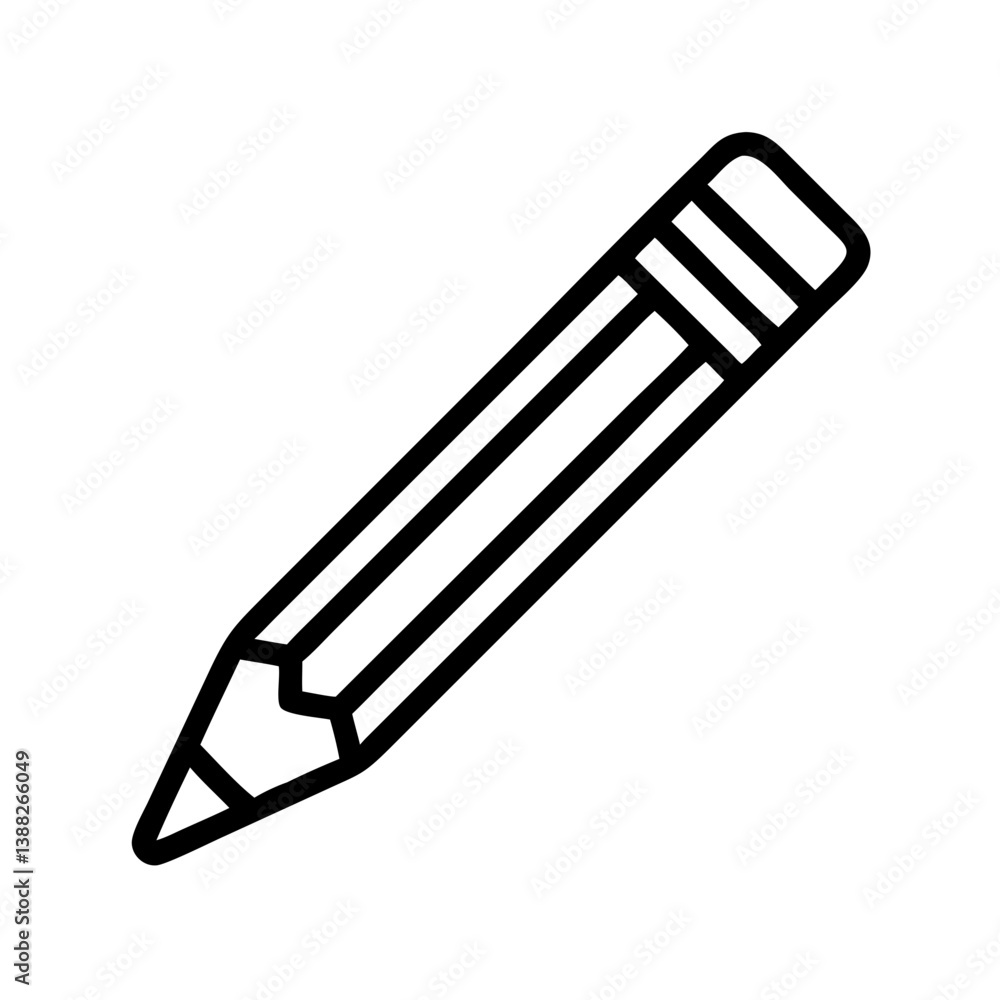 Pencil icons symbolize creativity and artistic expression. Essential for drawing, writing, and educational themes, these designs reflect the art of communication through simple tools. Pencil icons symbolize creativity and artistic expression. Essential for drawing, writing, and educational themes, these designs reflect the art of communication through simple tools.