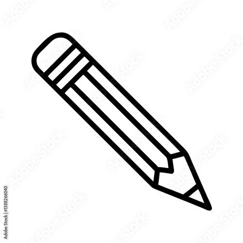 Pencil icons symbolize creativity and artistic expression. Essential for drawing, writing, and educational themes, these designs reflect the art of communication through simple tools.