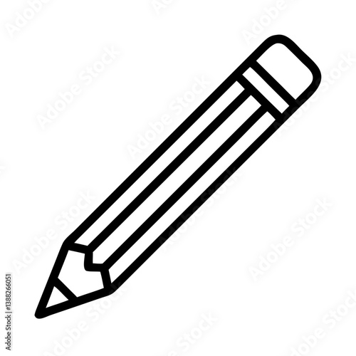 Pencil icons symbolize creativity and artistic expression. Essential for drawing, writing, and educational themes, these designs reflect the art of communication through simple tools.