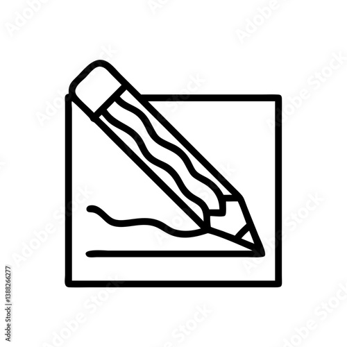 Pencil icons symbolize creativity and artistic expression. Essential for drawing, writing, and educational themes, these designs reflect the art of communication through simple tools.
