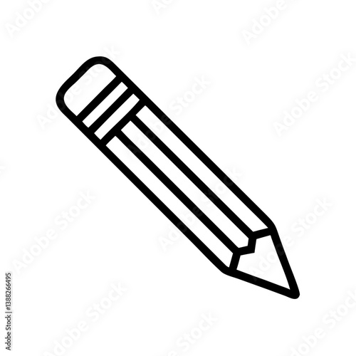 Pencil icons symbolize creativity and artistic expression. Essential for drawing, writing, and educational themes, these designs reflect the art of communication through simple tools.