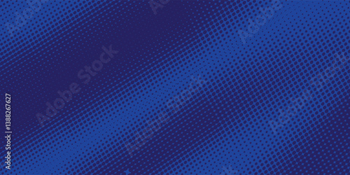 abstract halftone texture blue background in geometric style