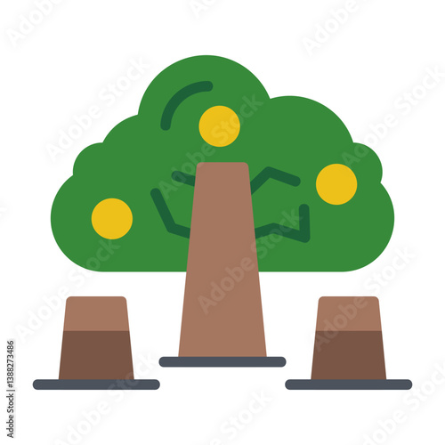Deforestation Icon