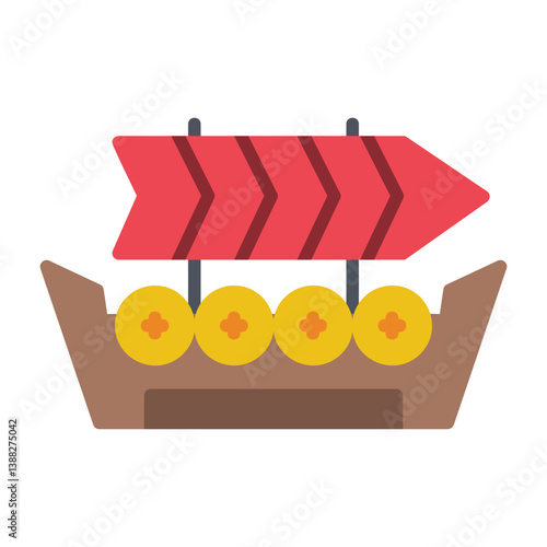 Viking Ship Icon