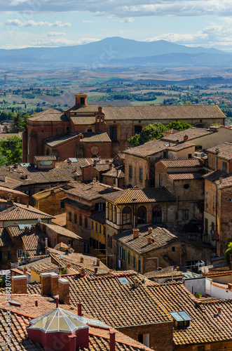 Ciudad de Siena, Toscana, Italia