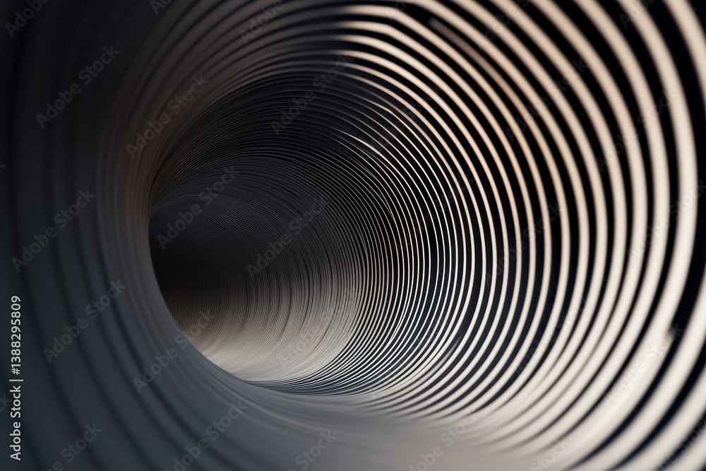 Obraz premium Aesthetic Design of Symmetrical Curved Lines Ideal for Modern Art and Graphic Projects