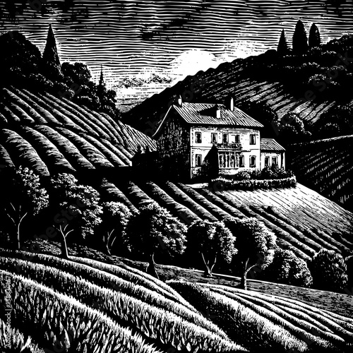 landscape of tuscany