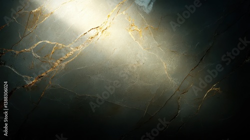 This visually striking image presents dark marble with intricate golden veins, illustrating luxury, elegance, and the beauty of natural stone textures.