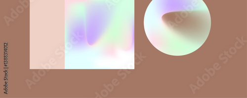 Milk chocolate background mocha art mousse juicy summer abstract fluid creative banner, trendy color with dynamic lines