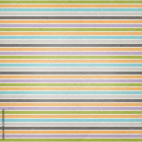 Wallpaper Mural Colorful horizontal stripe background with soft pastel and neutral tones on a textured surface, ideal for modern wallpapers, textiles, packaging, branding, scrapbooking, and creative design projects. Torontodigital.ca
