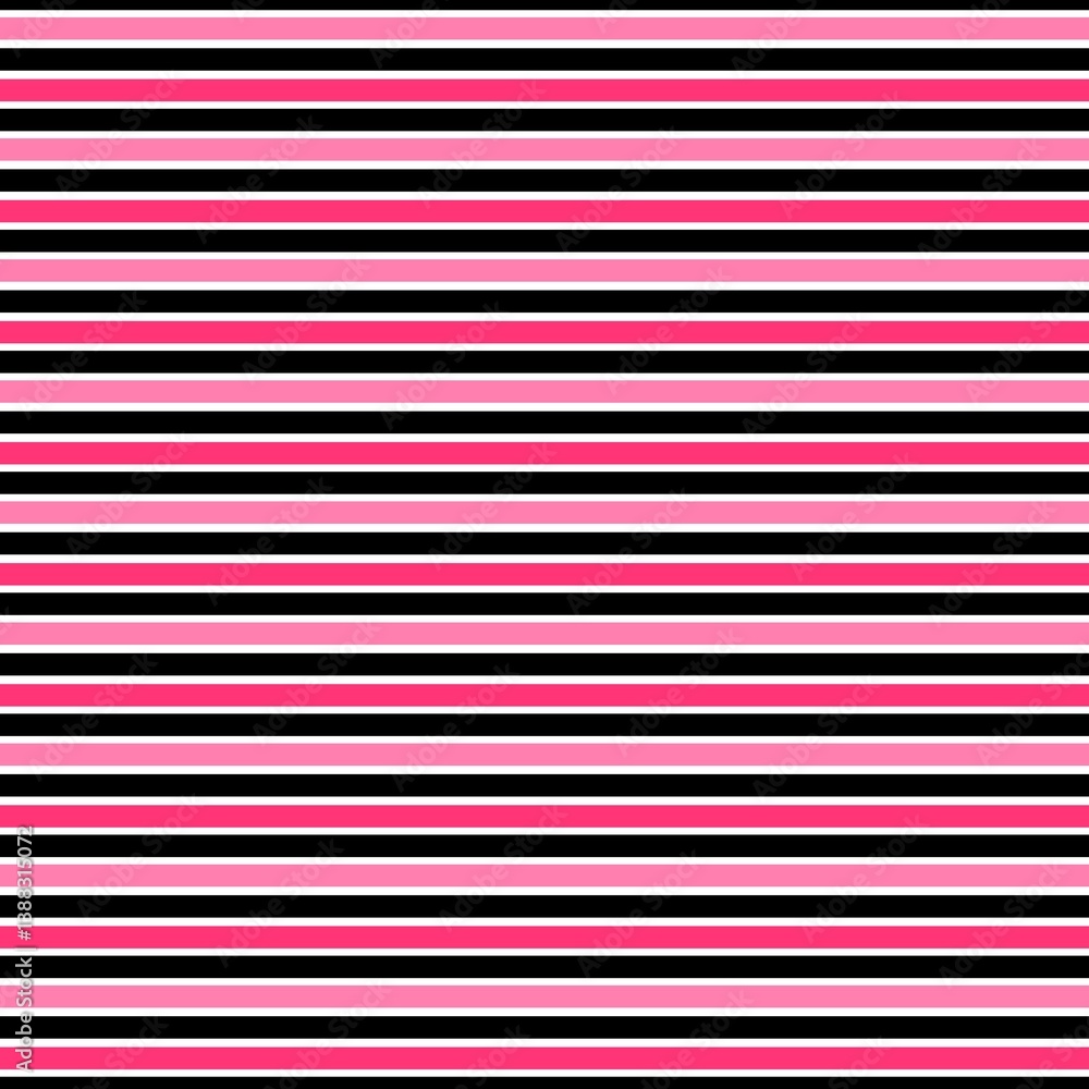 Horizontal pink and black stripes, seamless lines pattern, vector decorative abstract background Horizontal pink and black stripes, seamless lines pattern, vector decorative abstract background