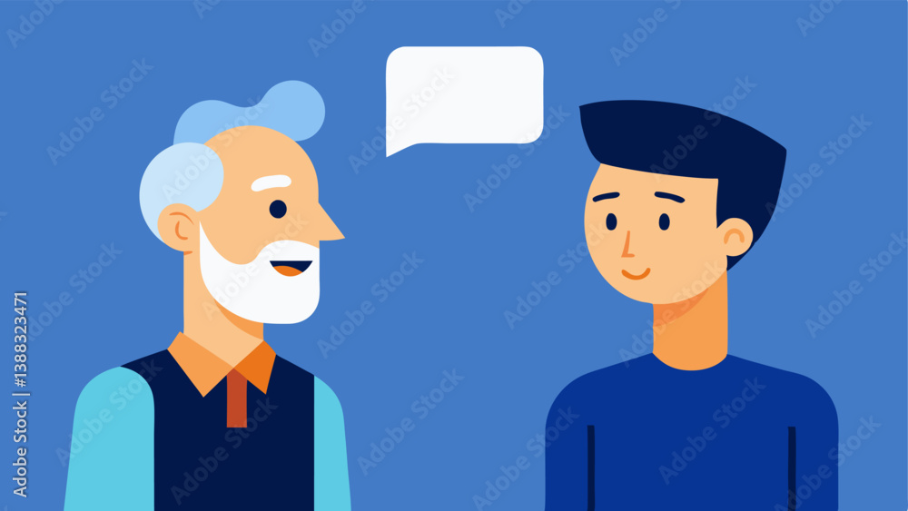 Generational Divide A conversation between a young applicant and an older employer showcasing a misunderstanding or gap in perspectives regarding work values and expectations. Generational Divide A conversation between a young applicant and an older employer showcasing a misunderstanding or gap in perspectives regarding work values and expectations.