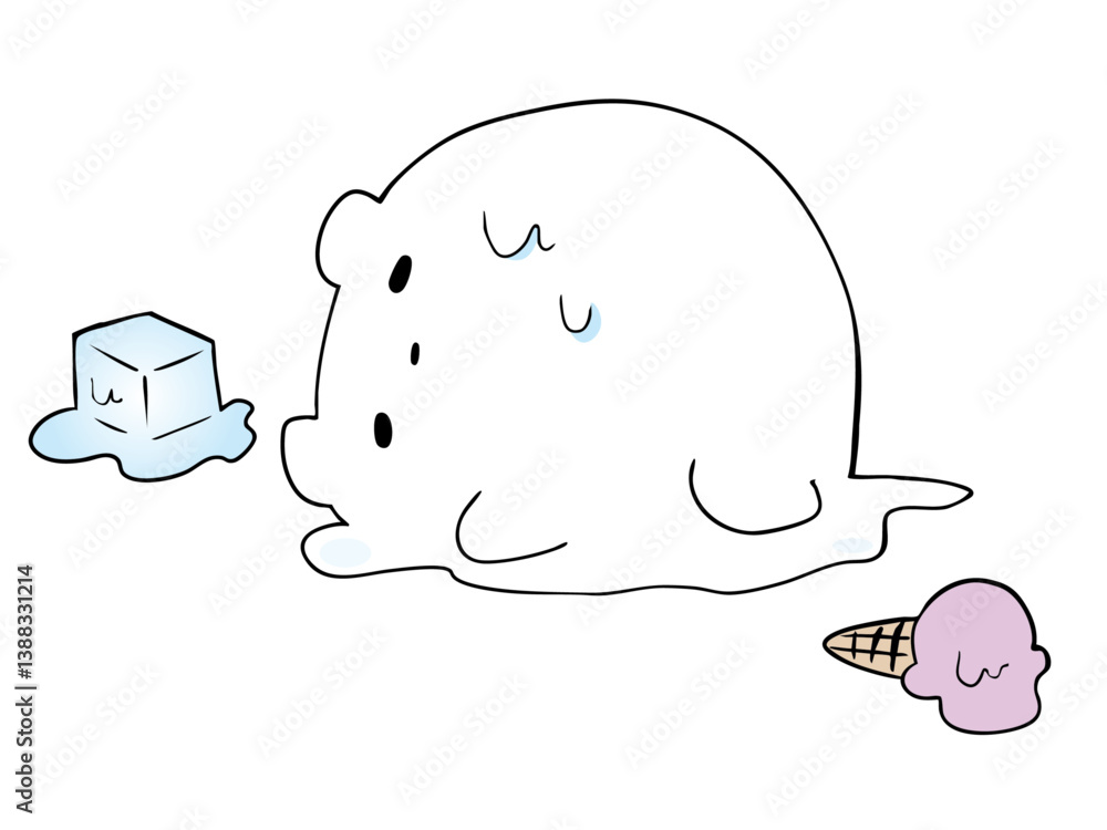 暑い くま 暑い くま