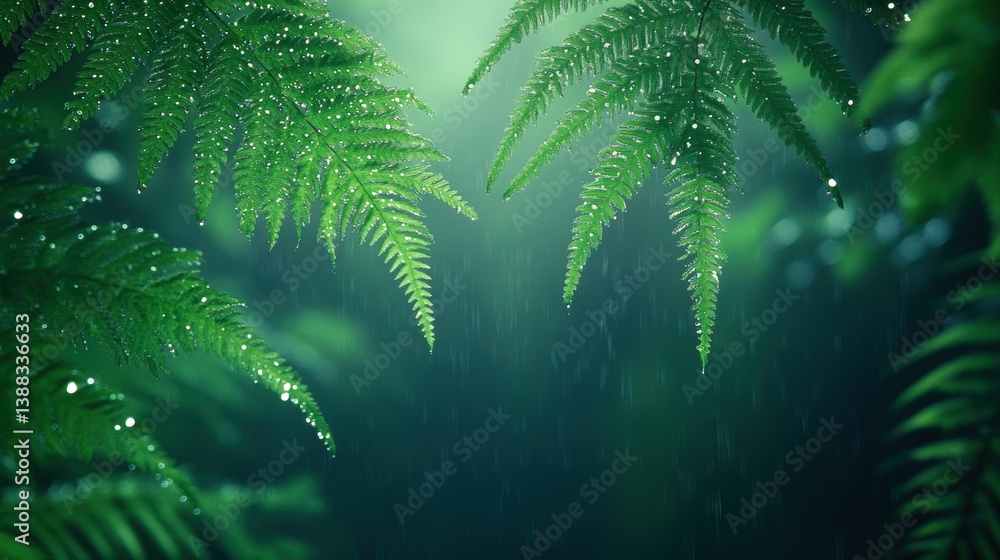 Obraz premium Lush fresh green Spring leaf