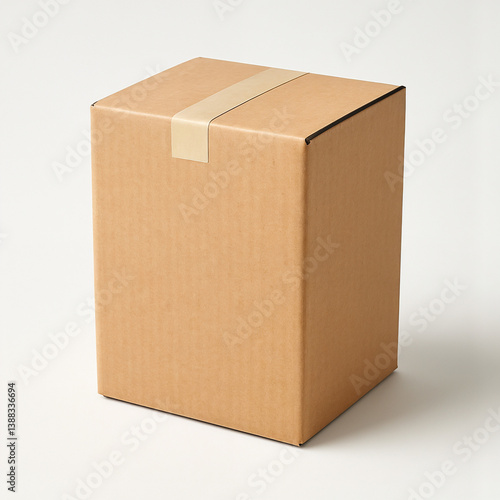 open cardboard box