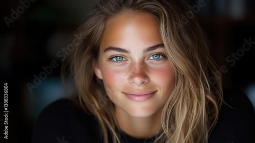 Wallpaper Mural Radiant woman with healthy complexion Torontodigital.ca