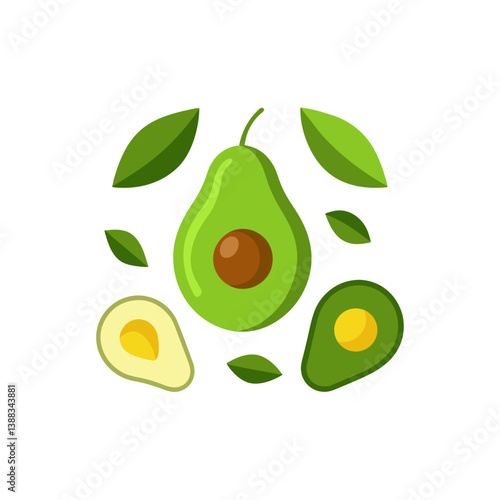 vector illustration of an apple