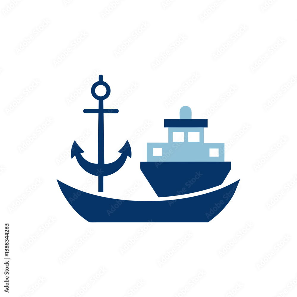 vector illustration of a fishing boat vector illustration of a fishing boat